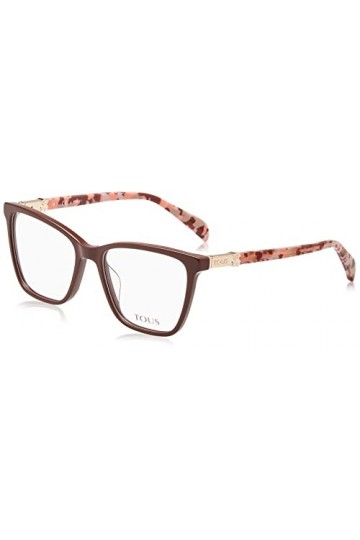TOUS Vtob29 Lunettes de Soleil, Shiny Full Brown, 54 Femme