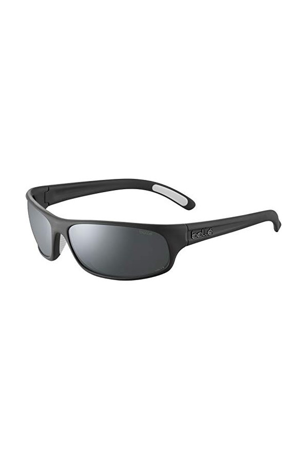 Bollé Mixte Anaconda Lunettes de Soleil, Noir Mate, M