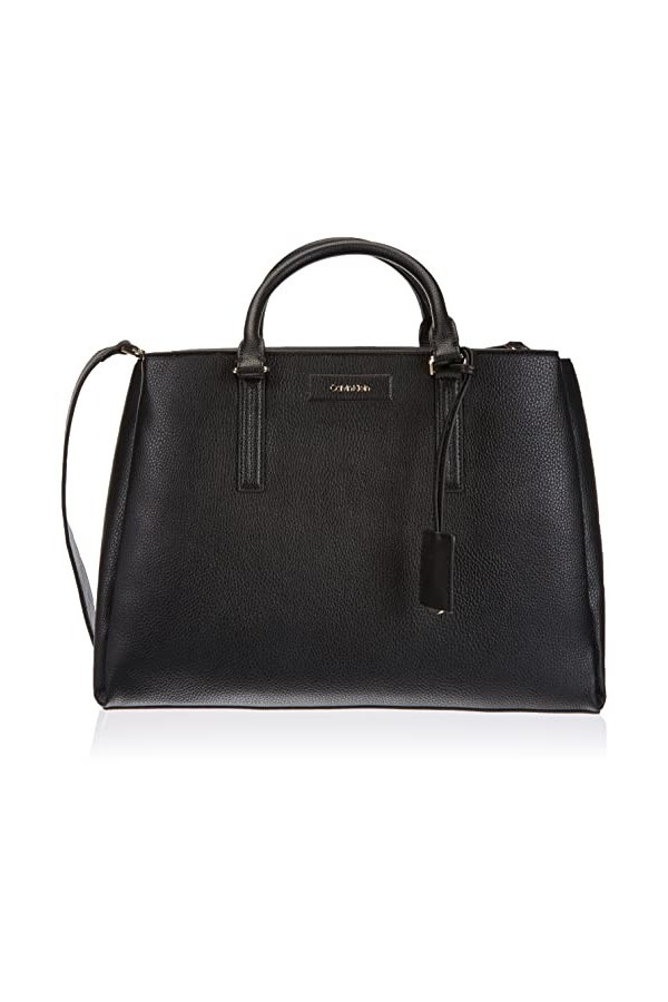 Calvin Klein Dressed, Sac fourre-Tout habillé LG Femme, CK Black, Medium