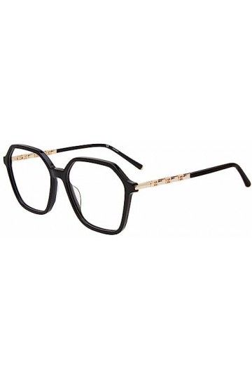 Escada Vesd54 Lunettes de Soleil, Noir Brillant, 55 Femme