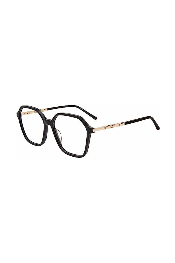 Escada Vesd54 Lunettes de Soleil, Noir Brillant, 55 Femme