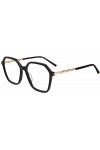 Escada Vesd54 Lunettes de Soleil, Noir Brillant, 55 Femme