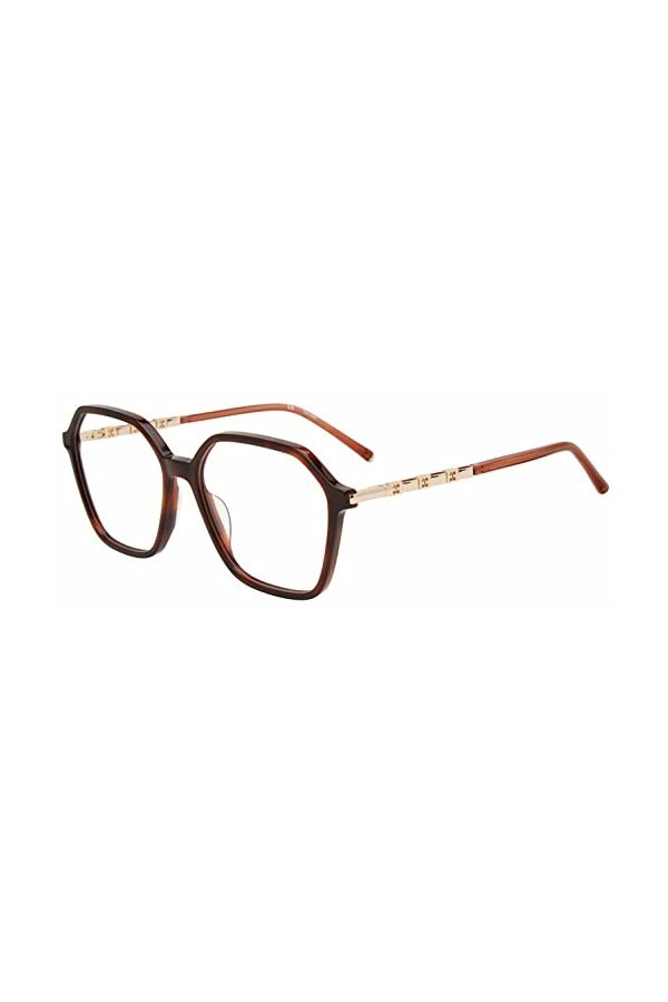 Escada Vesd54 Lunettes de Soleil, Noir Brillant, 55 Femme
