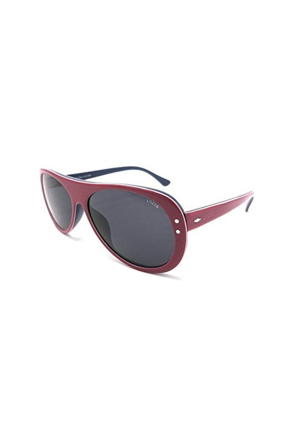 LOZZA Lunettes de soleil homme femme SL 1858 rouge et bleu 0AAX PANTOS