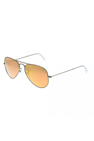 RAY BAN - 3025 - Lunettes de soleil mixte, matte silver