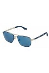 Police SPL890 Sunglasses, PALLADIO LUC+Blue OPACO, 55 Unisex