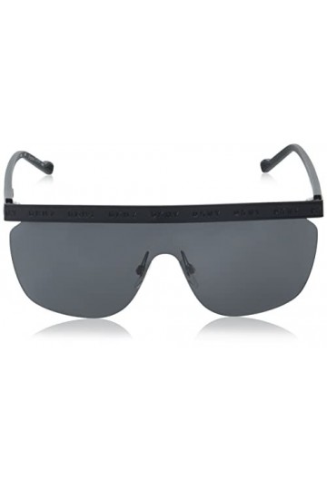 DKNY Femme Dk538s Lunettes de Soleil, Noir Mate/Noir, 60