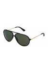 Police SPLD39 Sunglasses, Matte Black/Green, 61 Unisex