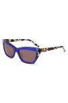 Dkny DK547S Sunglasses, 425 Cobalt/Bone Tortoise, Taille Unique Unisex