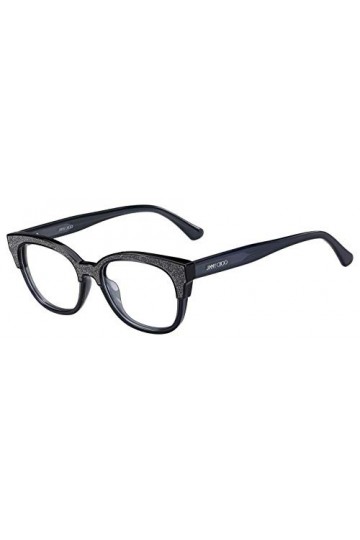 JIMMY CHOO Brillengestelle Jc177-18R-51 Damen Lunettes de Soleil, Noir Schwarz , 49 Femme
