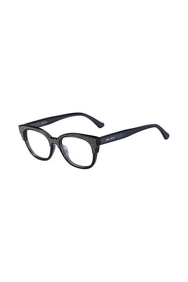 JIMMY CHOO Brillengestelle Jc177-18R-51 Damen Lunettes de Soleil, Noir Schwarz , 49 Femme
