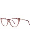 SWAROVSKI SK5382 Lunettes de Soleil, Shiny Pink, 54 Femme