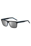 Hugo Boss HG 1242/s Sunglasses, D51/DC Black Blue, 56 Unisex