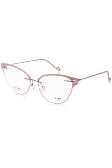 try Aetherium II Ty996v Lunettes de Soleil, Rose, 53 Femme