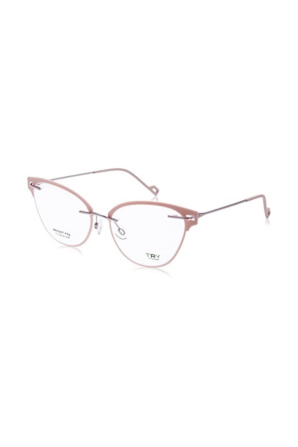 try Aetherium II Ty996v Lunettes de Soleil, Rose, 53 Femme