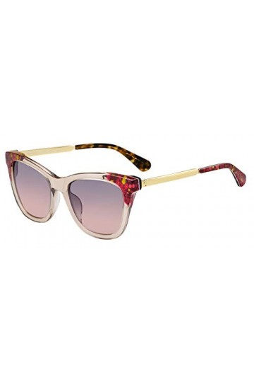 Kate Spade Alexane/S Sunglasses, Pattern Pink, 53 Unisex