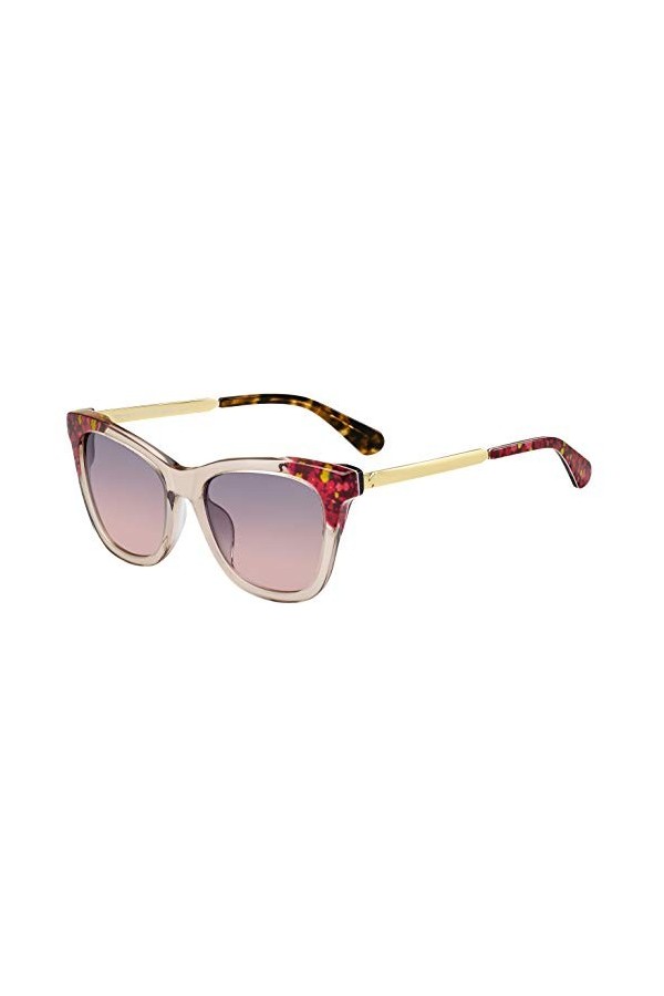 Kate Spade Alexane/S Sunglasses, Pattern Pink, 53 Unisex