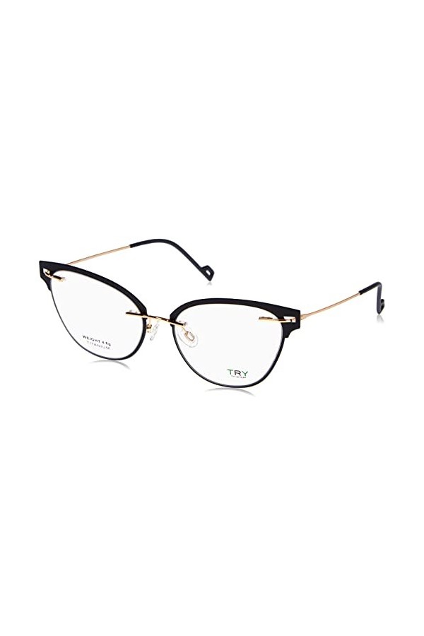 try Aetherium II Ty996v Lunettes de Soleil, Doré, 53 Femme