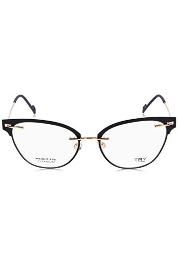 try Aetherium II Ty996v Lunettes de Soleil, Doré, 53 Femme