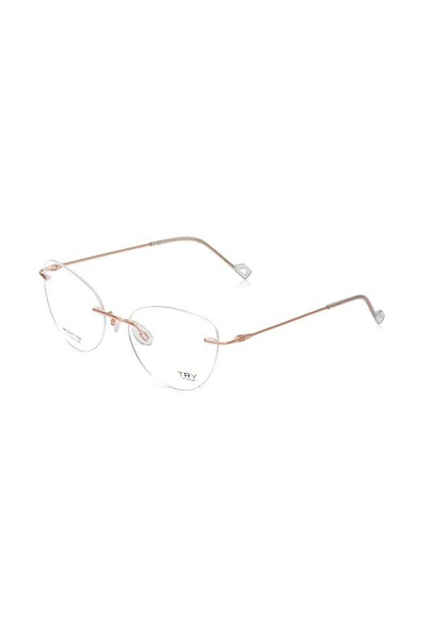 try Ty970 V Lunettes de Soleil, Burgun, 55 Femme