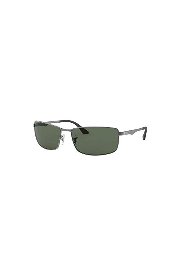 Ray-Ban Rb 3498 Montures de Lunettes, Gris Gunmetal , 61 mm Mixte Adulte