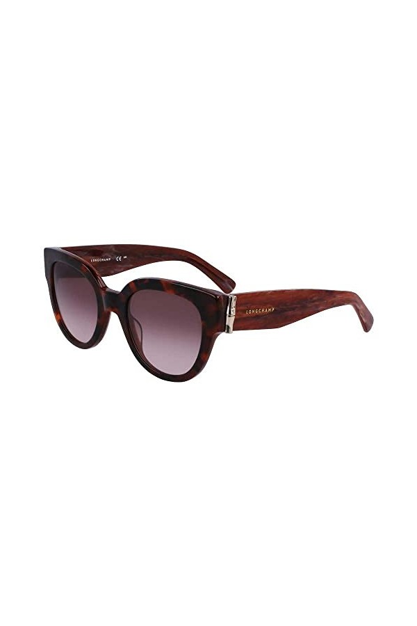 Longchamp LO733S Sunglasses, 230 Havana, 52 Unisex