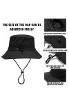 TAFACE 1pcs Chapeau De Seau Pliable, Chapeau De Plage De Voyage Pliable, Chapeau De Soleil Pliable, Chapeau DÉté De Protecti