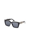 Guess Gu7915 Lunettes de Soleil Femme, Noir Brillant, Taille Unique