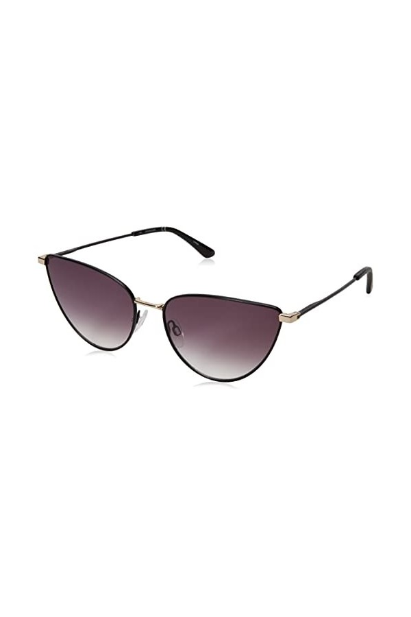Calvin Klein CK20136S-001 Lunettes de Soleil, Matte Black/Smoke Gradient, Taille Unique Femme
