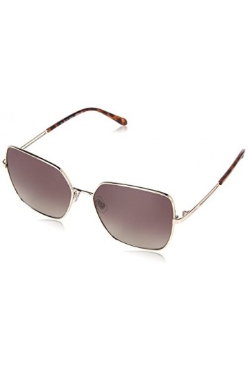 Fossil Fos 3132/g/s Sunglasses, 3YG/HA Light Gold, 57 Unisex