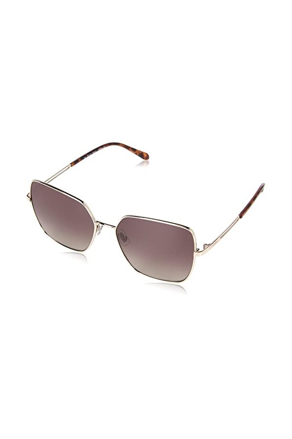 Fossil Fos 3132/g/s Sunglasses, 3YG/HA Light Gold, 57 Unisex