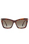 Jimmy Choo Lunettes de Soleil SADY/S Dark Havana/Brown Shaded 56/16/145 femme