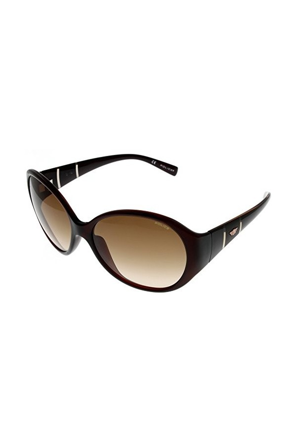Police Th 1963 Sunglasses, Brown, 55 Unisex