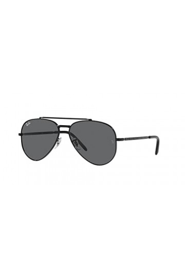 Ray-Ban 0rb3625 Lunettes de Soleil, Noir/Gris, 58 Mixte