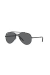 Ray-Ban 0rb3625 Lunettes de Soleil, Noir/Gris, 58 Mixte
