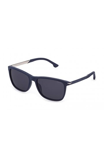 Police SPLC35 Sunglasses, Blue OPACO, 57 Unisex