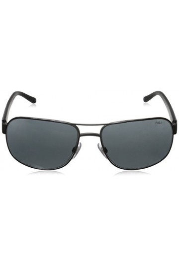 Polo Ralph Lauren 0PH3093 928887 Montures de Lunettes, Gris Mat Dark Gunmetal/Grey , 62 Homme