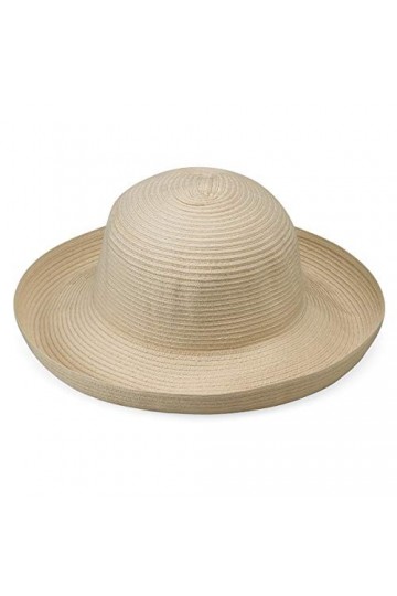 Wallaroo Womens Sydney Chapeau de Soleil Réglable et Pliable Taille Unique - Ivory