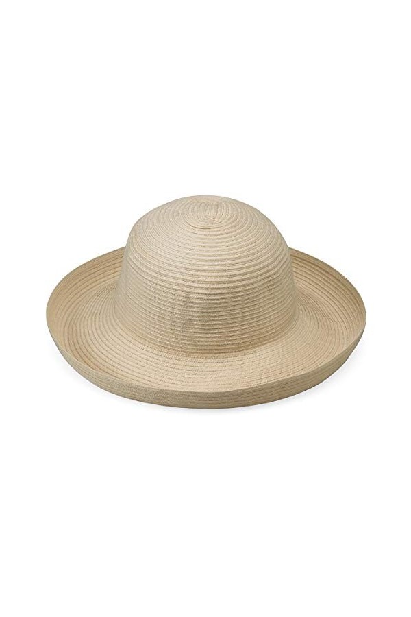 Wallaroo Womens Sydney Chapeau de Soleil Réglable et Pliable Taille Unique - Ivory