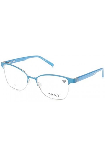 Dkny DK3007 Sunglasses, 430 Blue Teal Silver, 52 Unisex