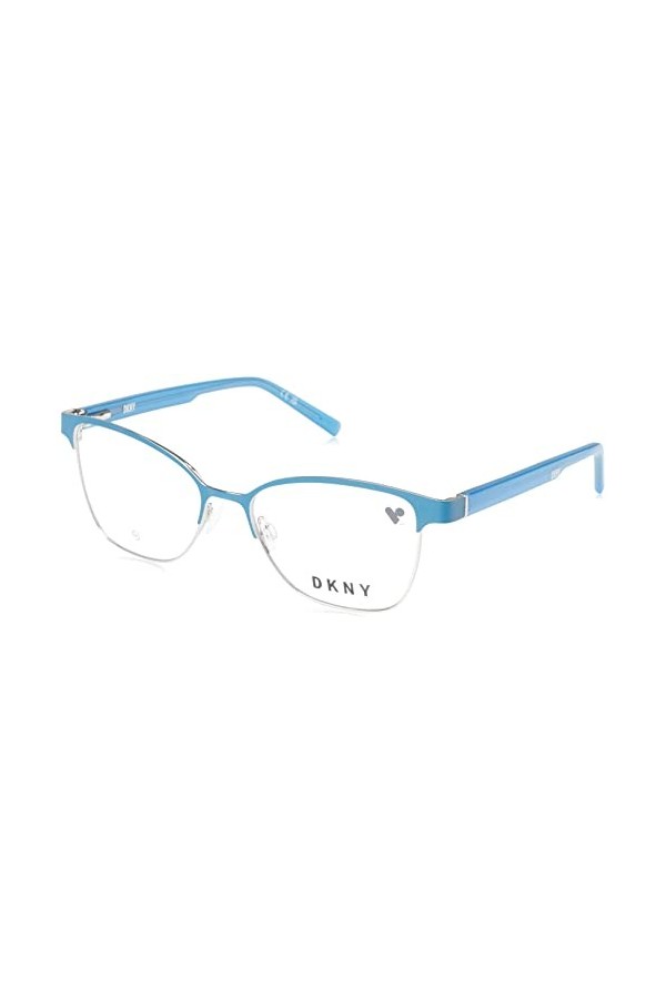 Dkny DK3007 Sunglasses, 430 Blue Teal Silver, 52 Unisex