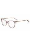 Love Moschino Mol579 Lunettes de Soleil, Gris/Rose, 53 Femme