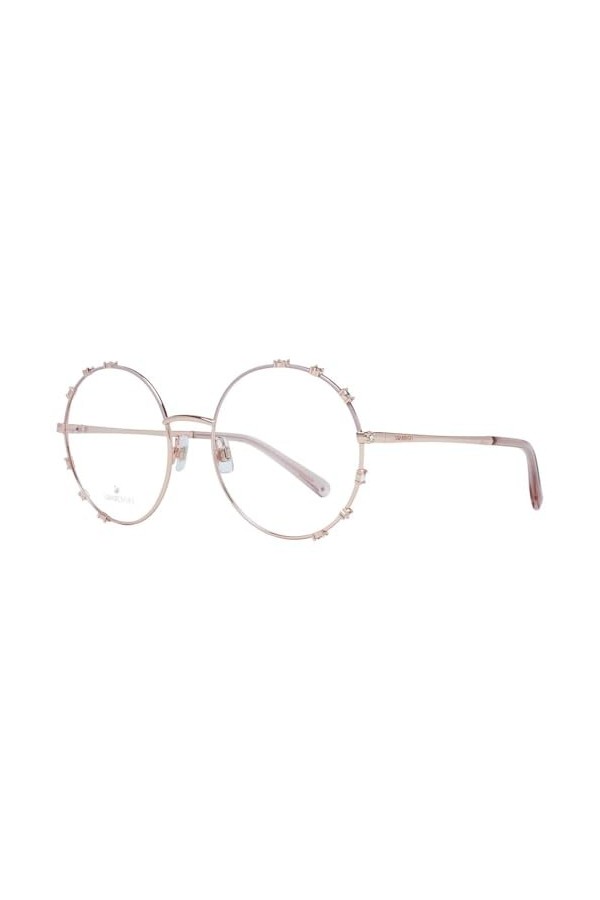 Swarovski SK5380 Lunettes de Soleil, Pink Gold, 57 Femme