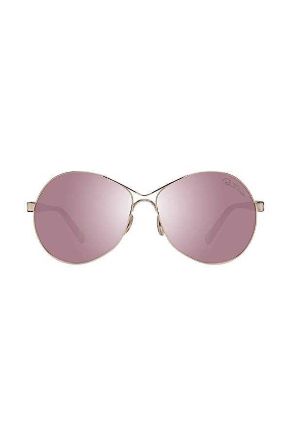 Roberto Cavalli RC1138 28G 60 Lunettes de soleil pour femme Doré