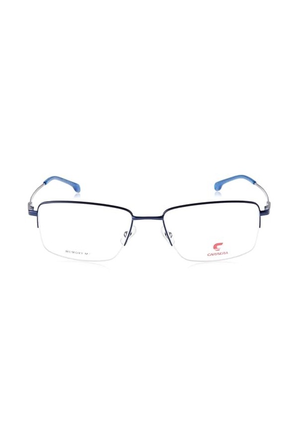 Carrera Mens Glasses 8895 FLL 55/18/140 Sunglasses, FLL/18 Matte Blue, 55 Unisex
