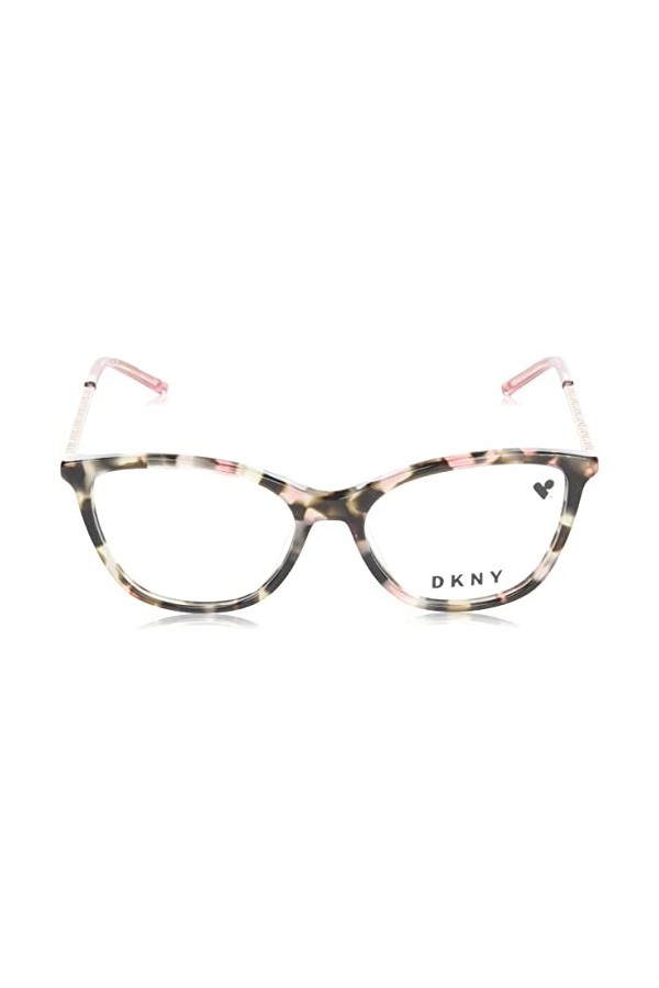 DKNY DK7009 Sunglasses, 265 Pink Tortoise, 52 Unisex