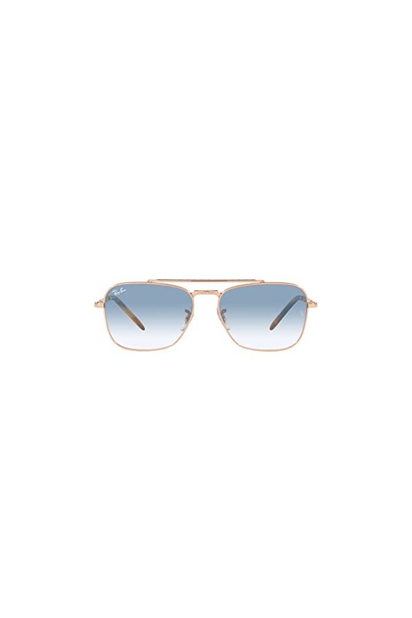 Ray-Ban Rb3636 Caravane, Lunettes de Soleil Mixte, Or Rose/dégradé Transparent