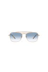 Ray-Ban Rb3636 Caravane, Lunettes de Soleil Mixte, Or Rose/dégradé Transparent