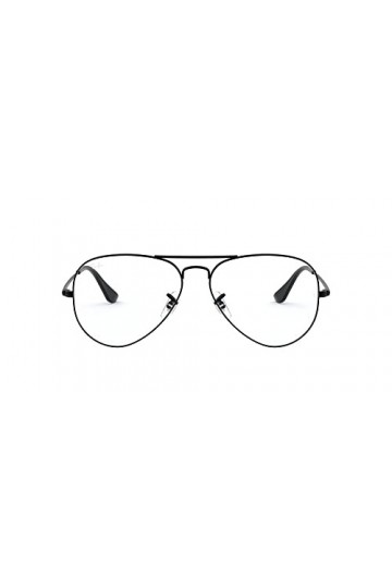 Ray-Ban 0RX6489 Lunettes de Soleil, Noir Matte Black , 54.0 Mixte Adulte