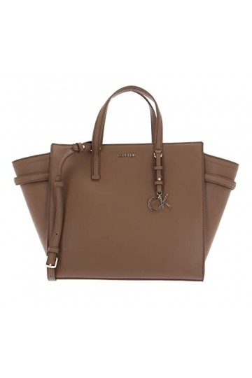 Calvin Klein CK Must Tote MD, Fourre-Tout Femme, Beige, Taille Unique